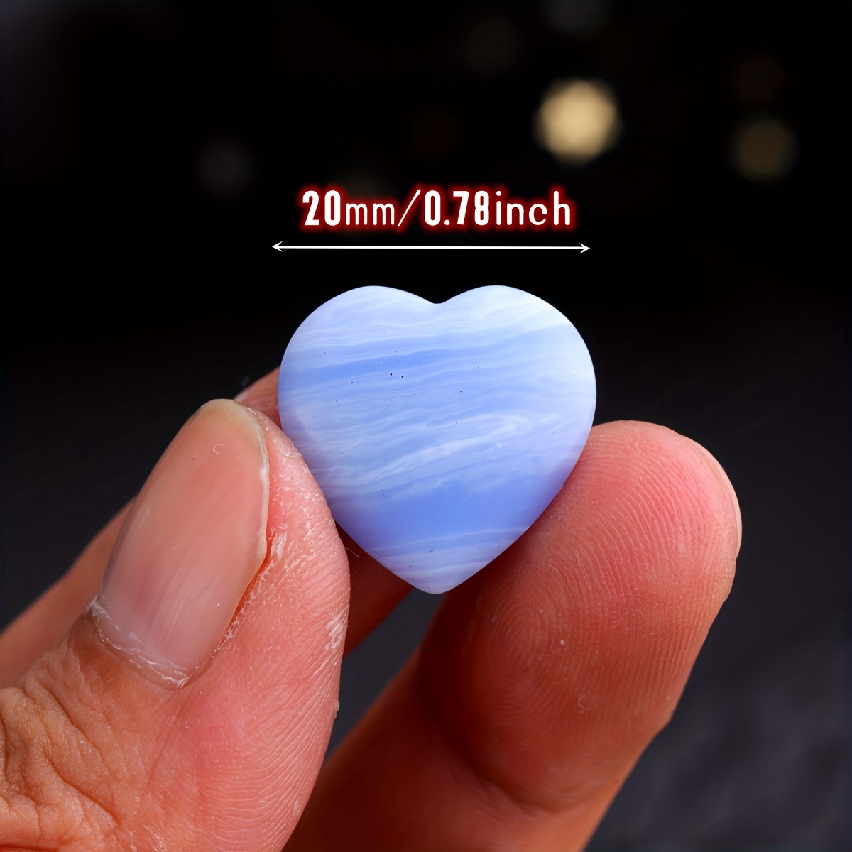 Crystal Heart Shaped Stones Set Assorted Natural Gemstones Natural Crystal  Love Ornaments Non-porous Heart-shaped Gem Crafts,DIY Materials