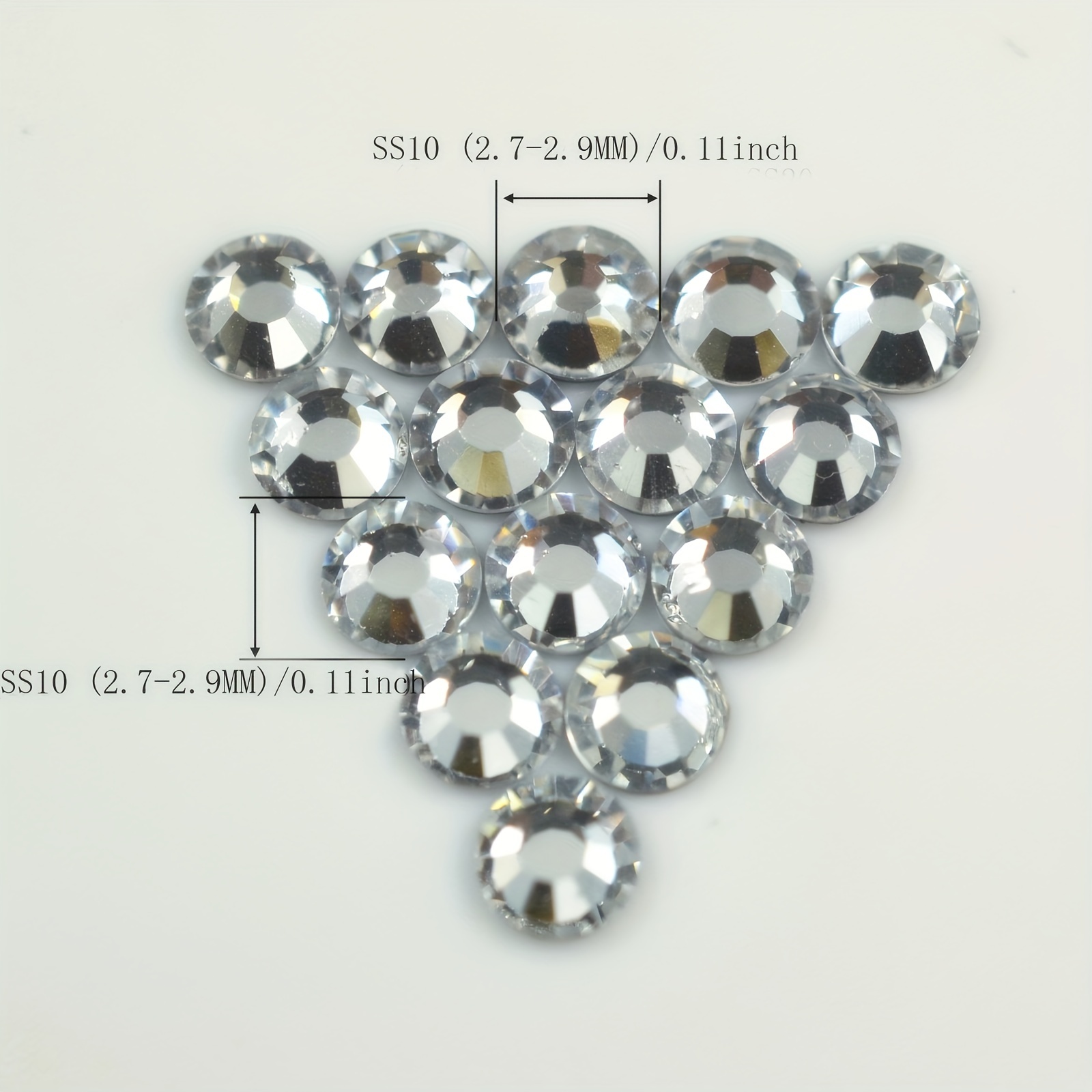  Beadsland Hotfix Rhinestones, 1440pcs Flatback Crystal  Rhinestones for Crafts Clothes DIY Decorations, Light Siam AB, SS20,  4.6-4.8mm
