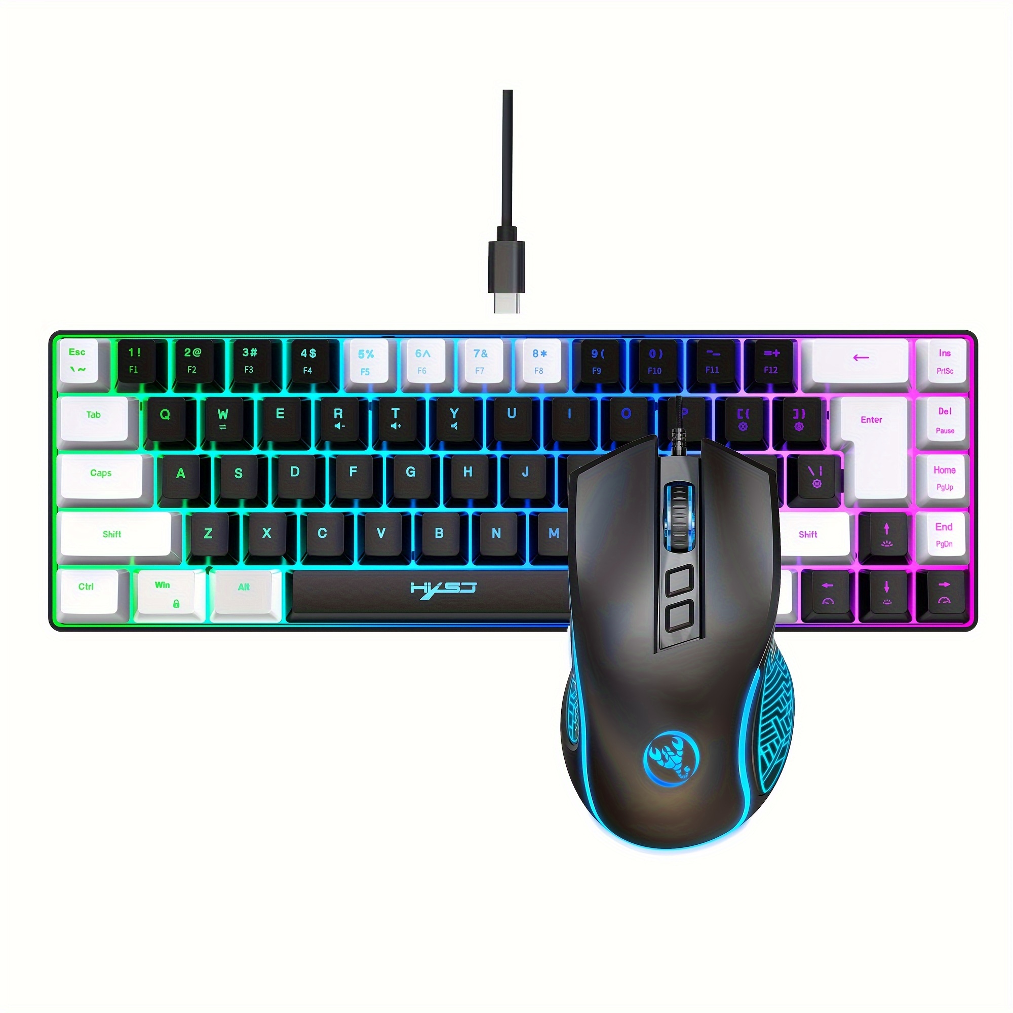 Keyboard And Mouse Sets With Excellent Color Matching - Temu