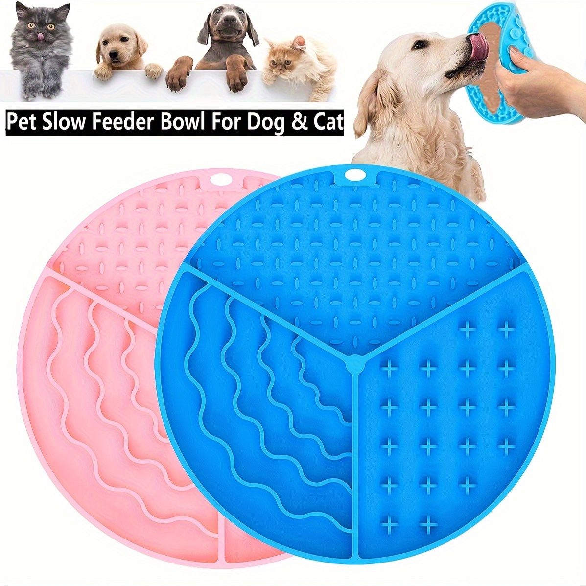 Silicone Licking Mat For Dogs, Dog Slow Feeder Mat,dog Lick Mat