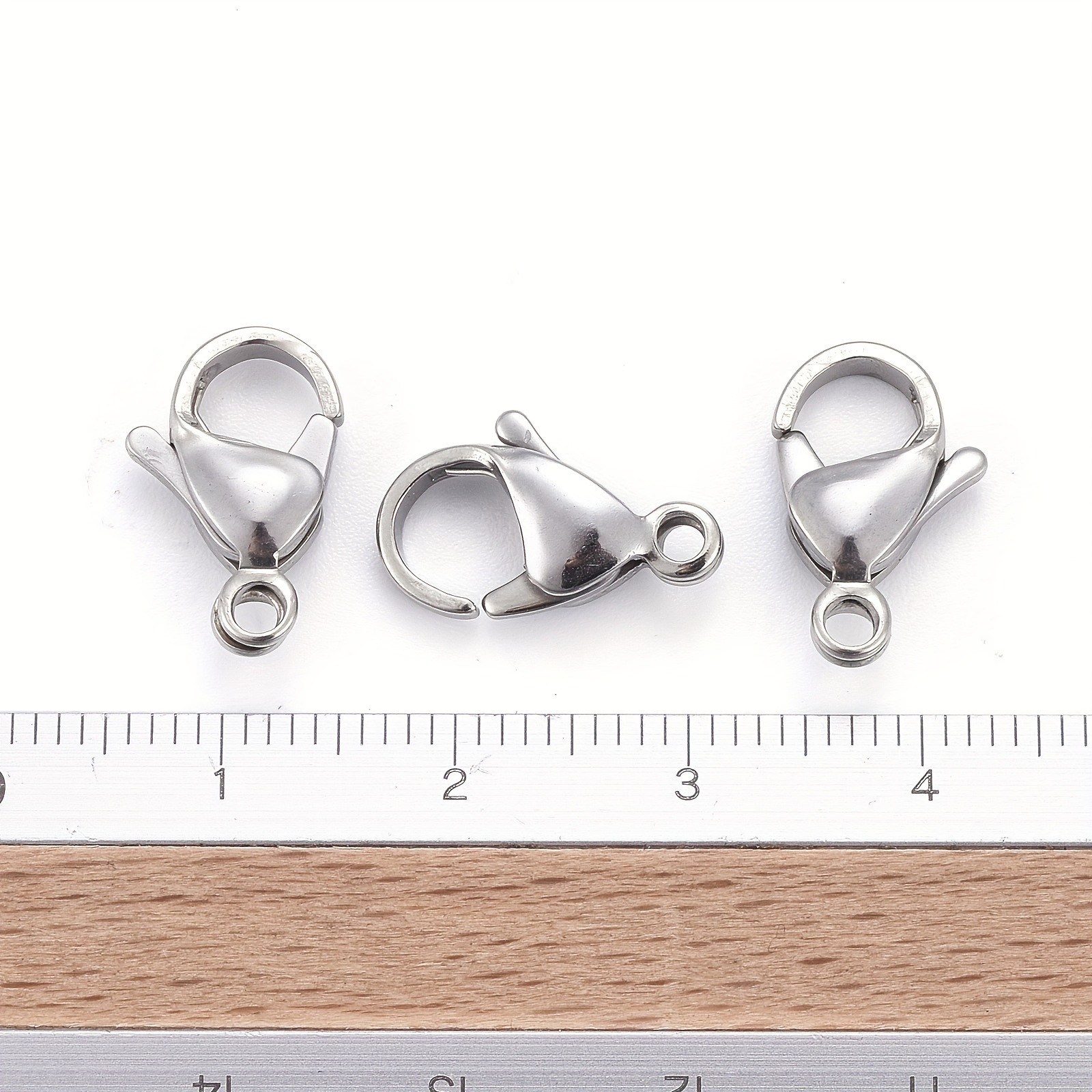 n/a 10pcs Metal 4 Sizes Snap Hook Trigger Lobster Clasps Clips