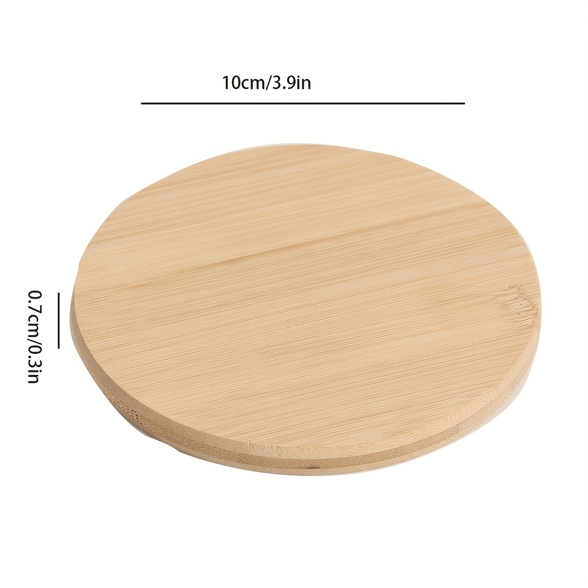 Natural Wooden Coasters Drinks Coffee Table Modern Home - Temu