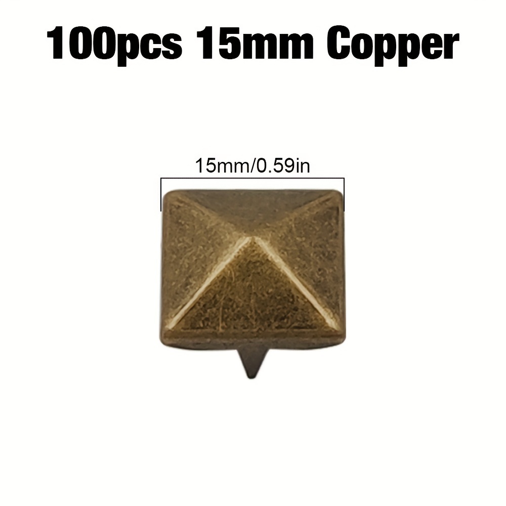 Bronze Pyramid 4 Claws Rviets For Leather Craft Square Rivet Studs