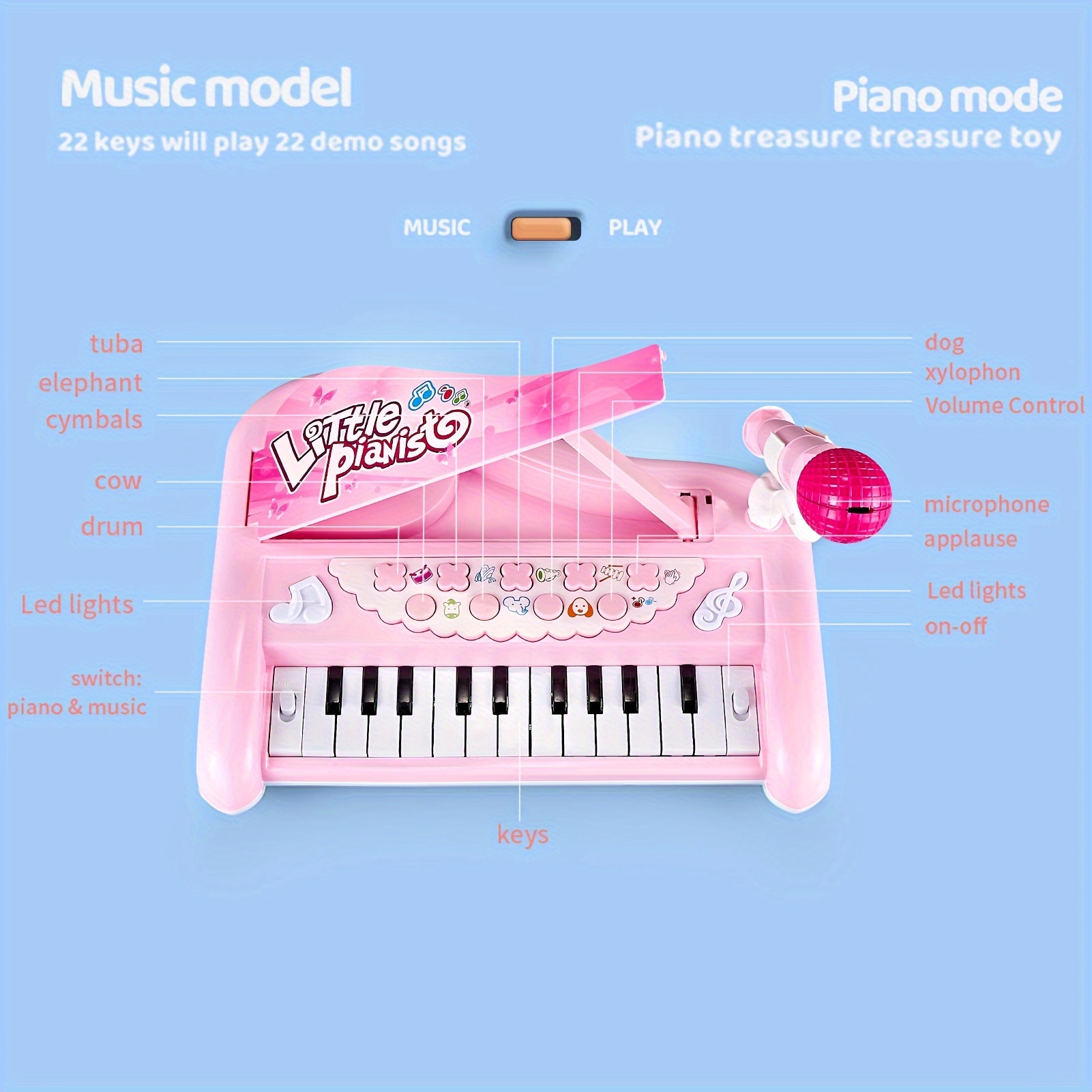 22 deals keys piano