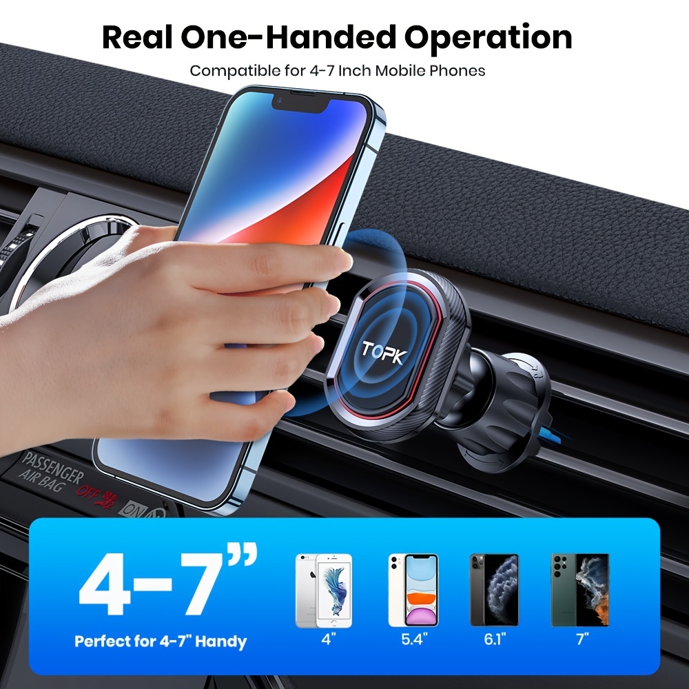 Magnetic Car Phone Mount Holder for Smartphones