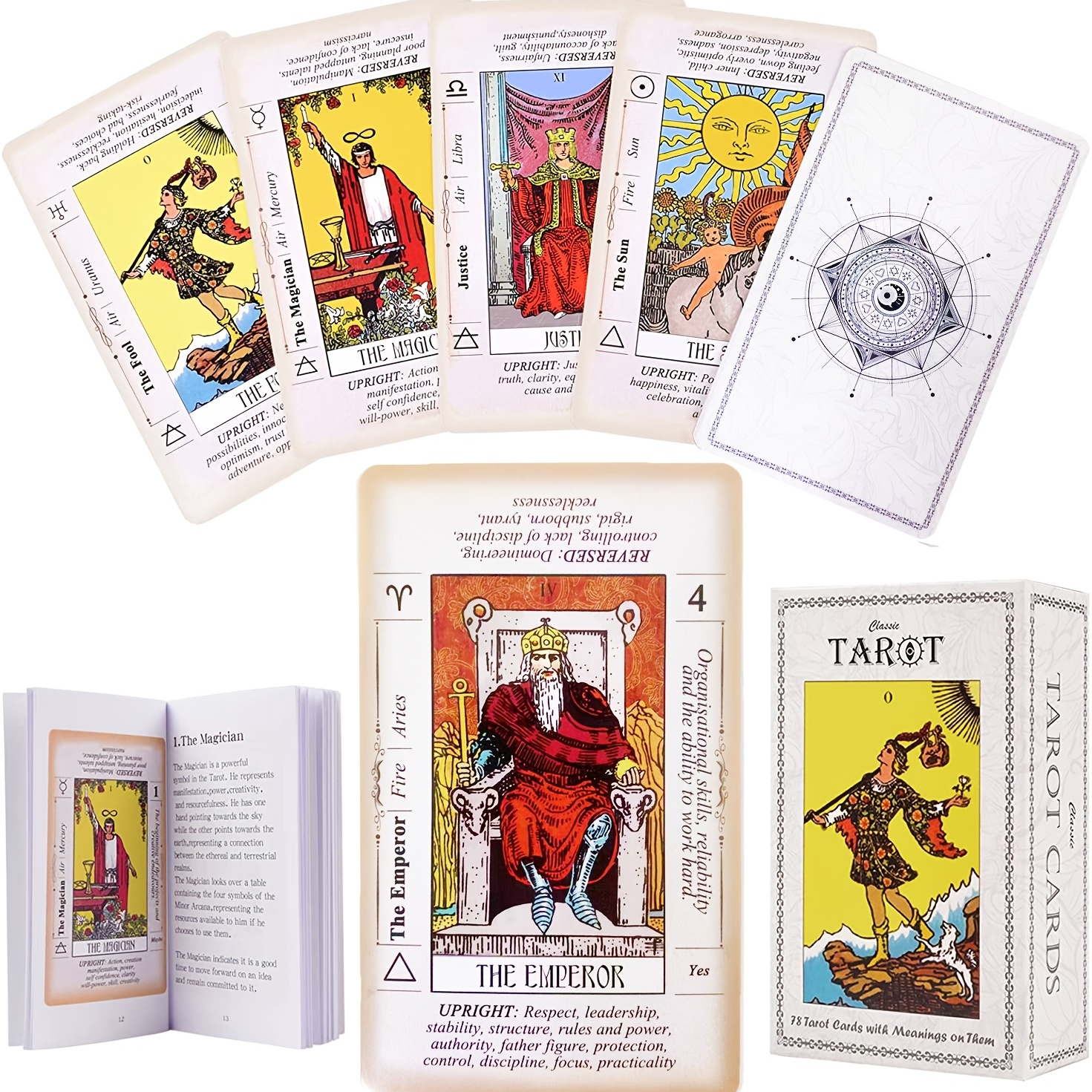 Las sagradas claves del tarot (libro + 78 cartas)
