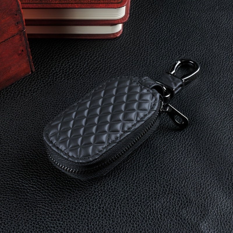 Men's Leather Key Wallet Waist Hanging Key Purse Peanut Housekeeper Covers  Zipper Pouch Keychain Women Organizer Car Key Holder