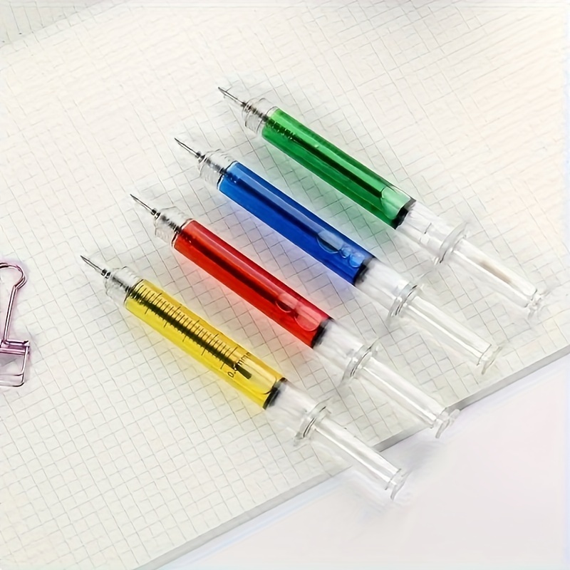 Syringe Pens Retractable Fun Nurse Pens Novelty Multi Colors - Temu