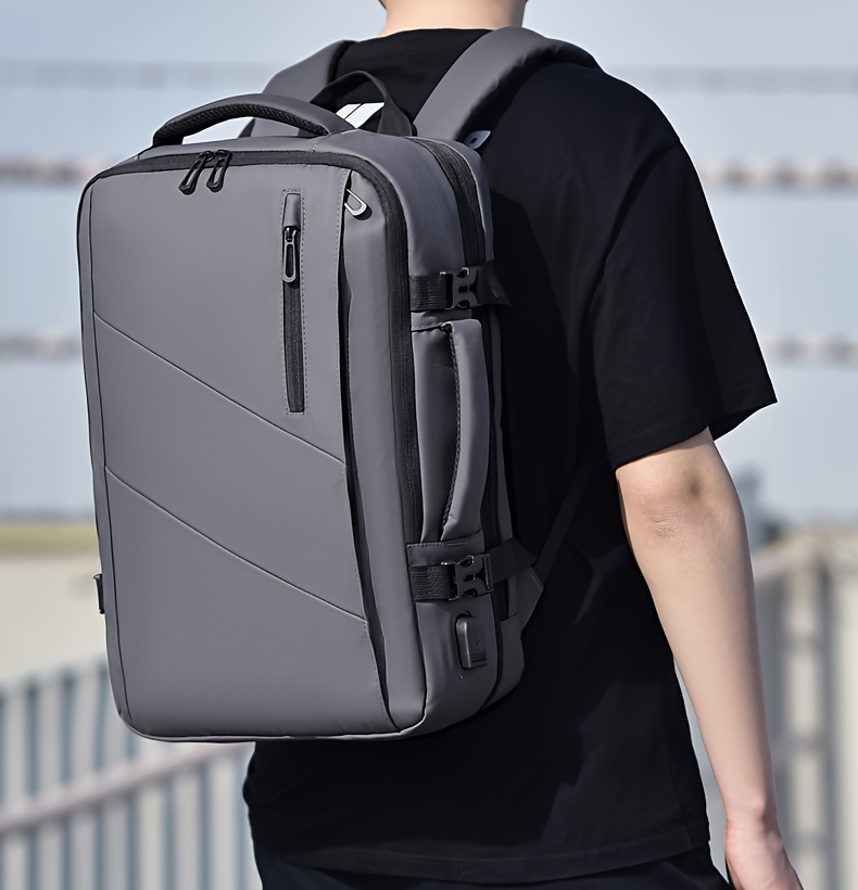 Mochila de viaje multifuncional para aventuras al aire libre, bolso de mano, mochila de senderismo, equipaje con múltiples bolsillos, gran capacidad, diseño simple y elegante, ideal para viajes de negocios o transporte diario