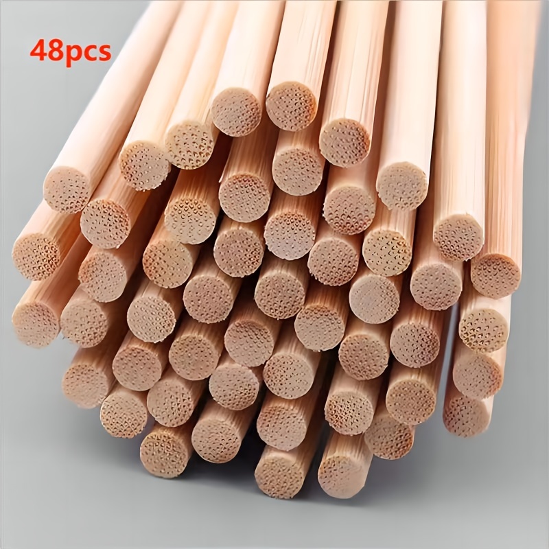  Favordrory 11.8 Inches Wood Craft Sticks Natural Bamboo Sticks,  Bamboo Strips, Strong Natural Bamboo Sticks, 50 Pieces : Arts, Crafts &  Sewing