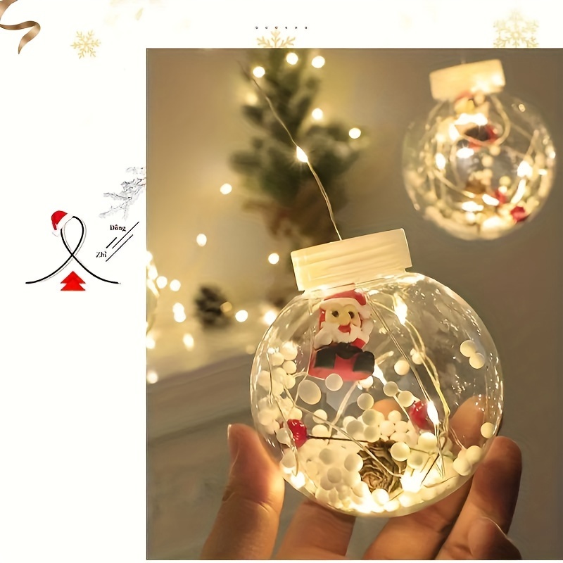 Wholesale Festive Decoration Wishing Ball Ring Remote Control Snowman Christmas  Tree LED Curtain String Lights - Nihaojewelry