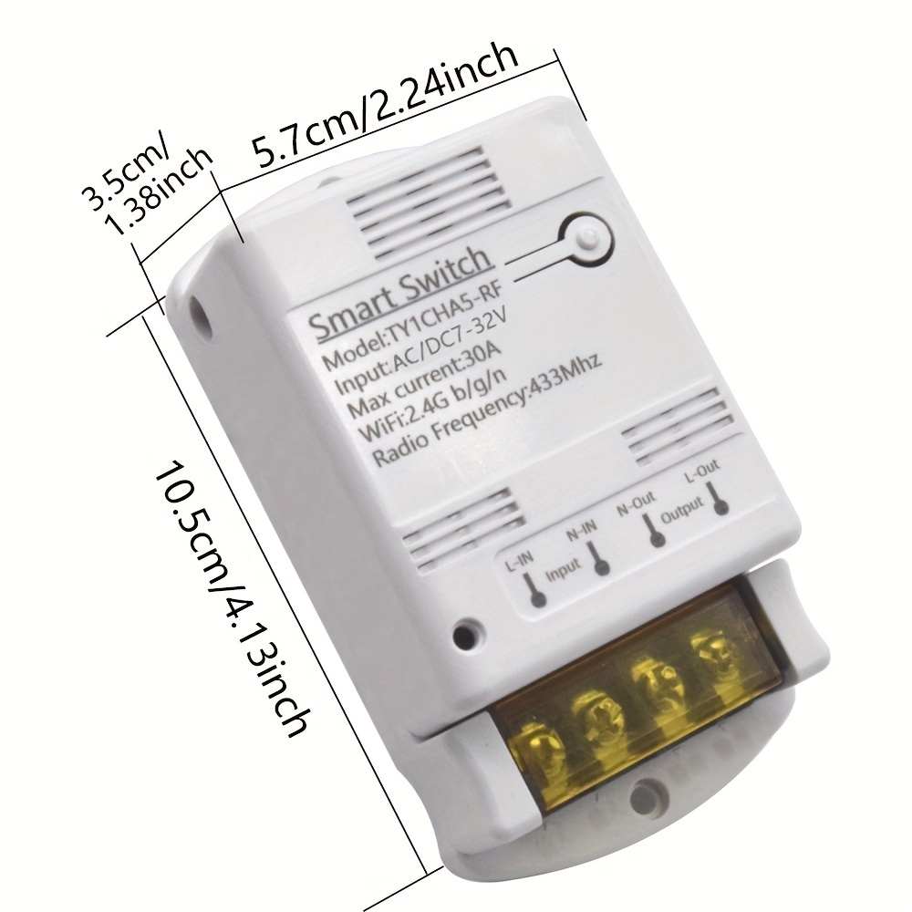 1pc 30a Tuya Switch Relay Module 110v 220v High Power 6600w