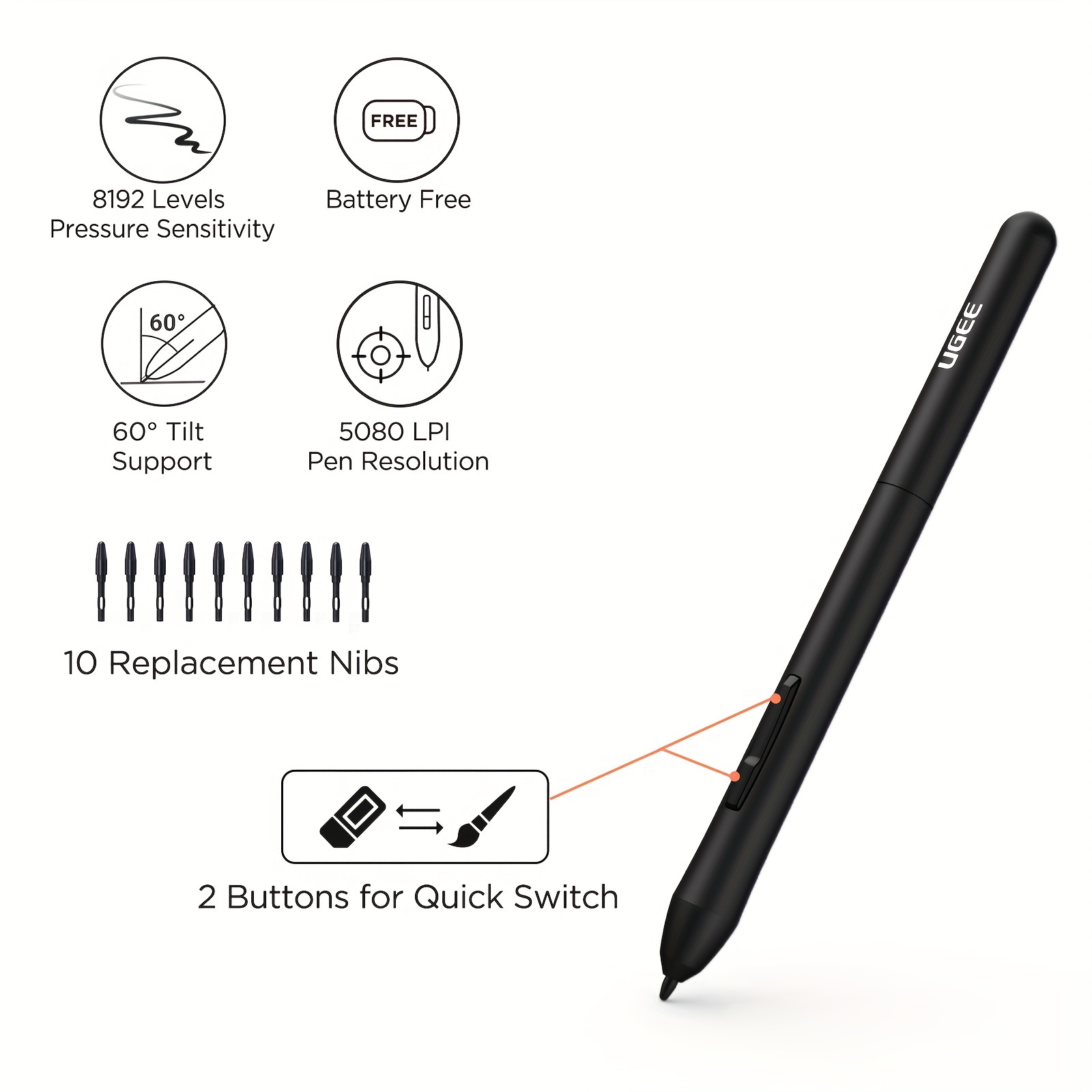 S Wireless Graphics Tablet Digital Drawing Pad With 12 - Temu