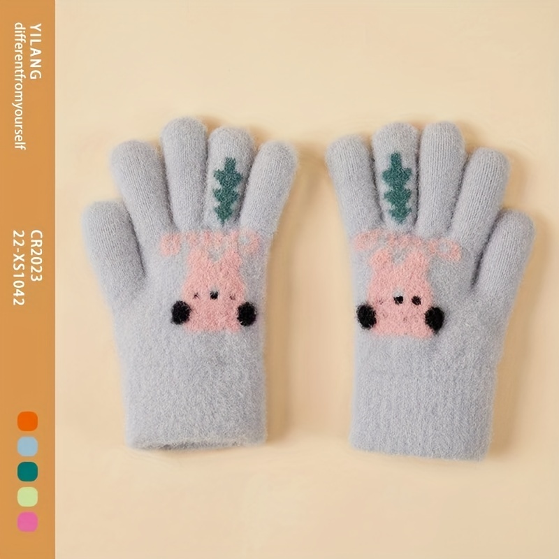 Children's Mittens Cute Gloves Outdoor Biker Touchable Boys - Temu
