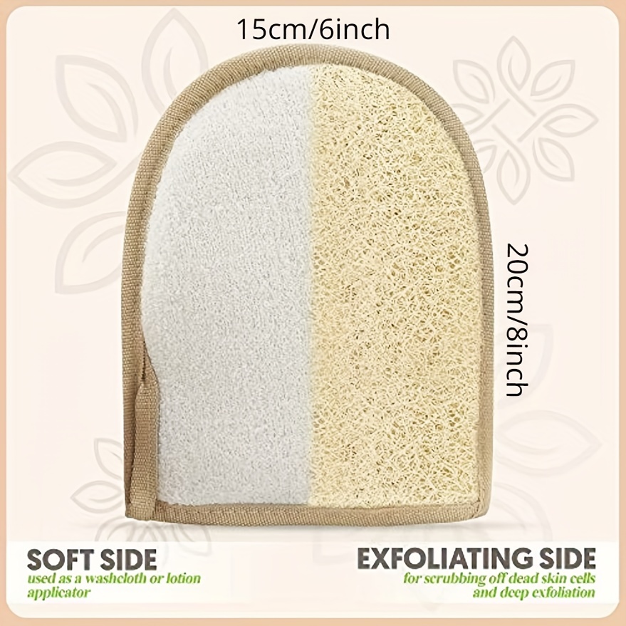 Large Exfoliating Bath Loofah Body Scrubber Pads Bath Washcloth 6×8" Perfect For Deep Cleansing And Relaxation