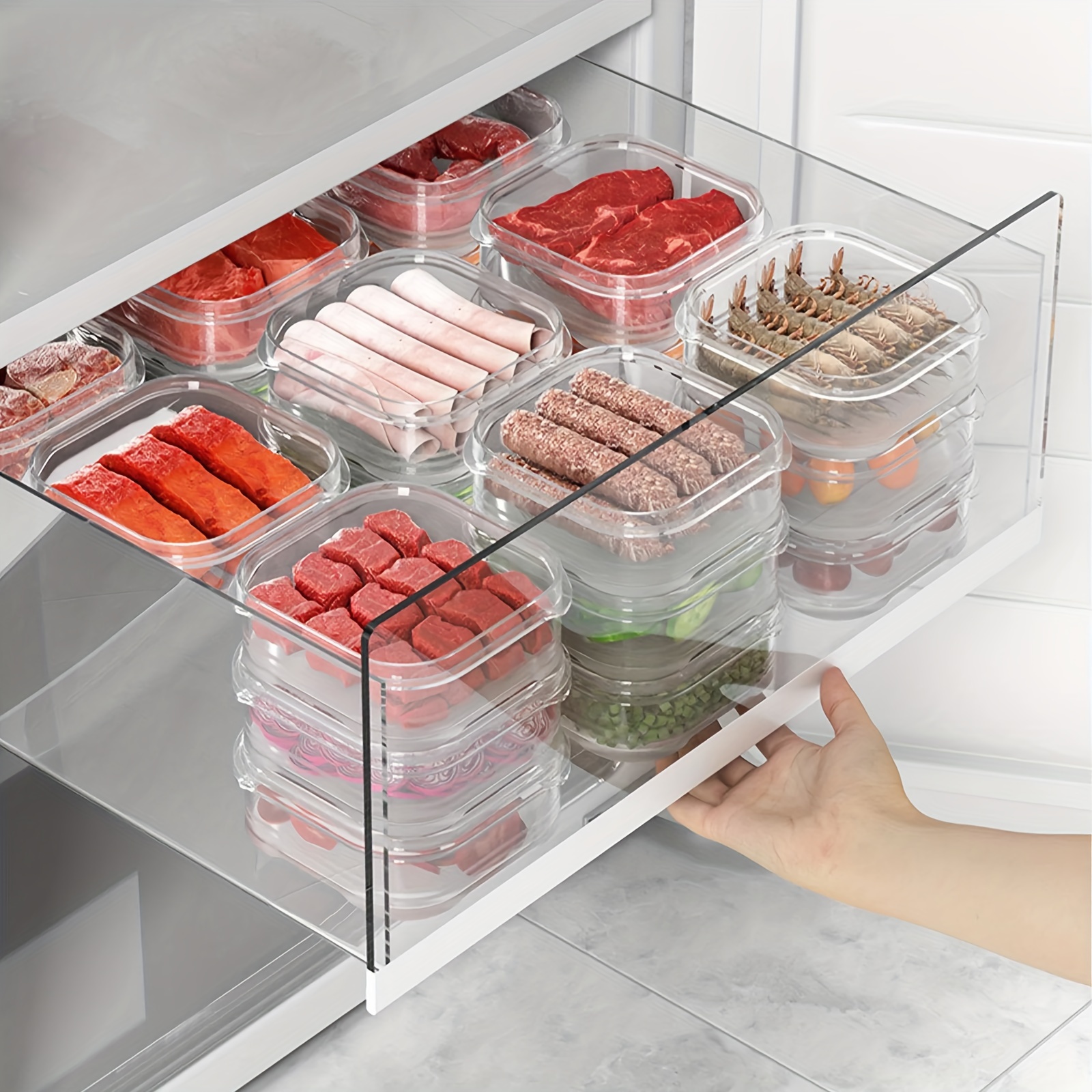 Refrigerator Food Plastic Storage Containers Microwaveable - Temu