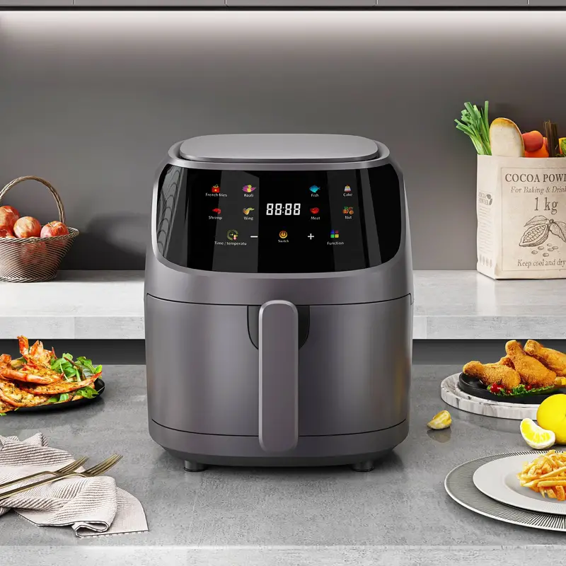4L Kitchen Appliance Touch Screen Smart Pizza Electric Air Fryer Bw-3011 -  China Electric Fryer, Air Fryer