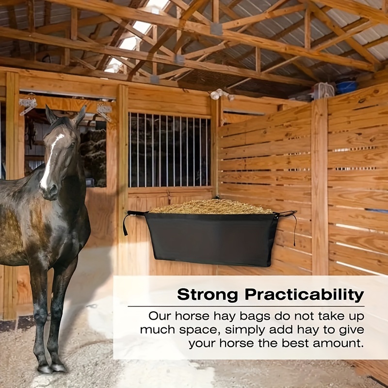 Plus Size Horse Hay Bale Feeder, Goat And Cattle Hay Bale Feeder, No Waste Of Grass, Clean And