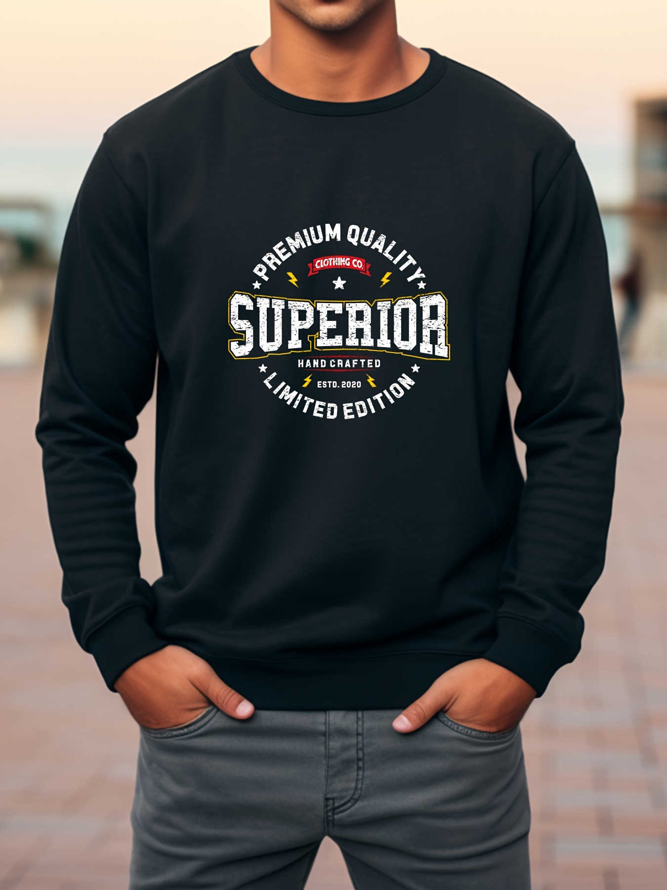 Superdry Superdry Hombres Letra Logotipo Impresión Casual Suelta Media  Manga Camiseta Cuello Redondo B