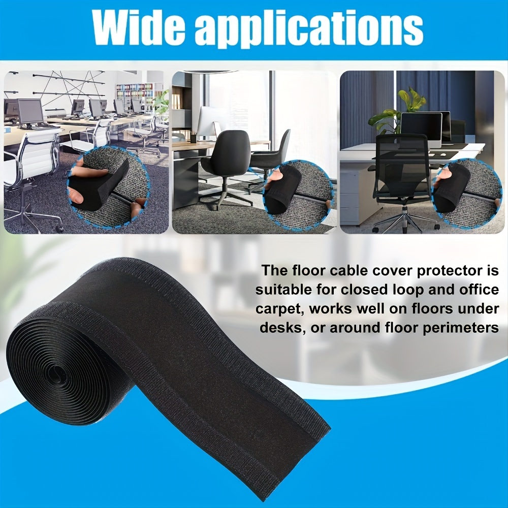 Invisible Floor Cable Cover Protector Self Adhesive Wire