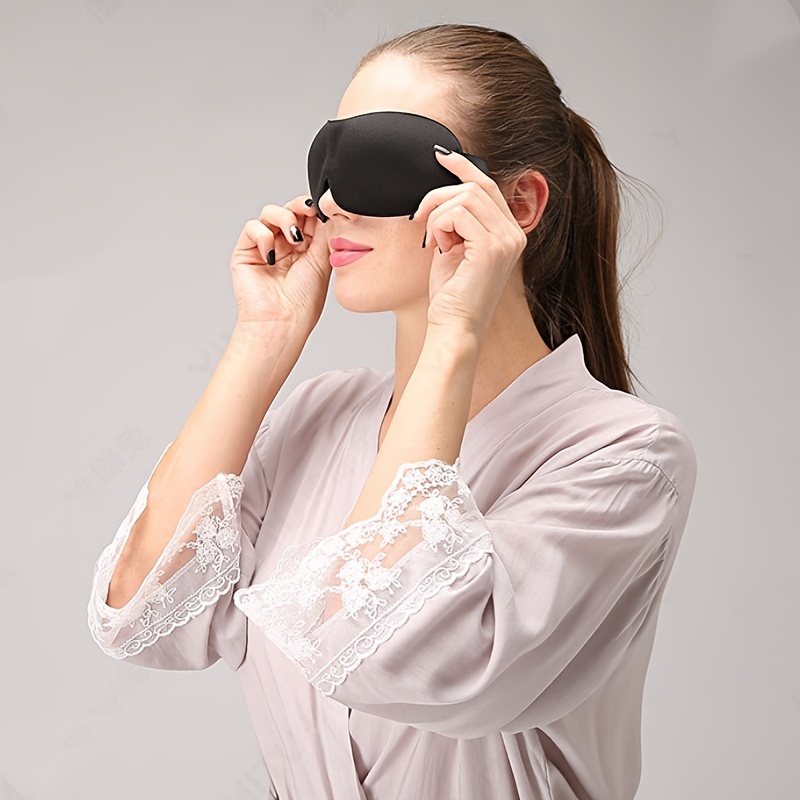 100% Blackout Sleep Masks for Women & Men - Zero Eye Pressure Eye Mask for  Sleeping -Our Halo Sleep Mask Includes a Storage Pouch- Black Eye Mask for