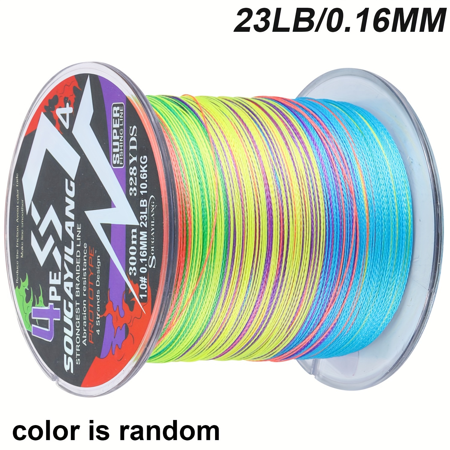 20lb Braided Fishing Line (9kg) 4 Strand Various Colours and