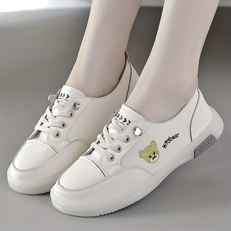 Women's Loe Top Sneakers Solid Color Hook Loop Soft Sole - Temu