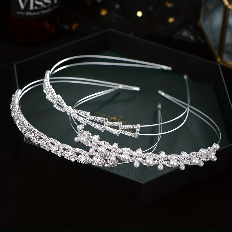 Sparkling Rhinestone Headband for Party Performance - Girls Gift