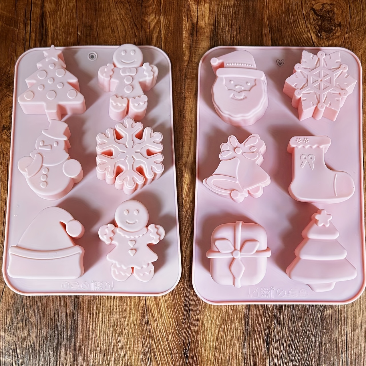 Christmas Cake Molds 3d Silicone Mold Pudding Mold - Temu