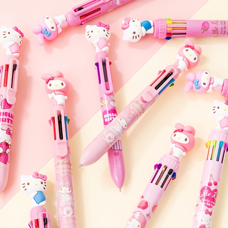 Hello Kitty Pink Print 4-Color Ballpoint Pen