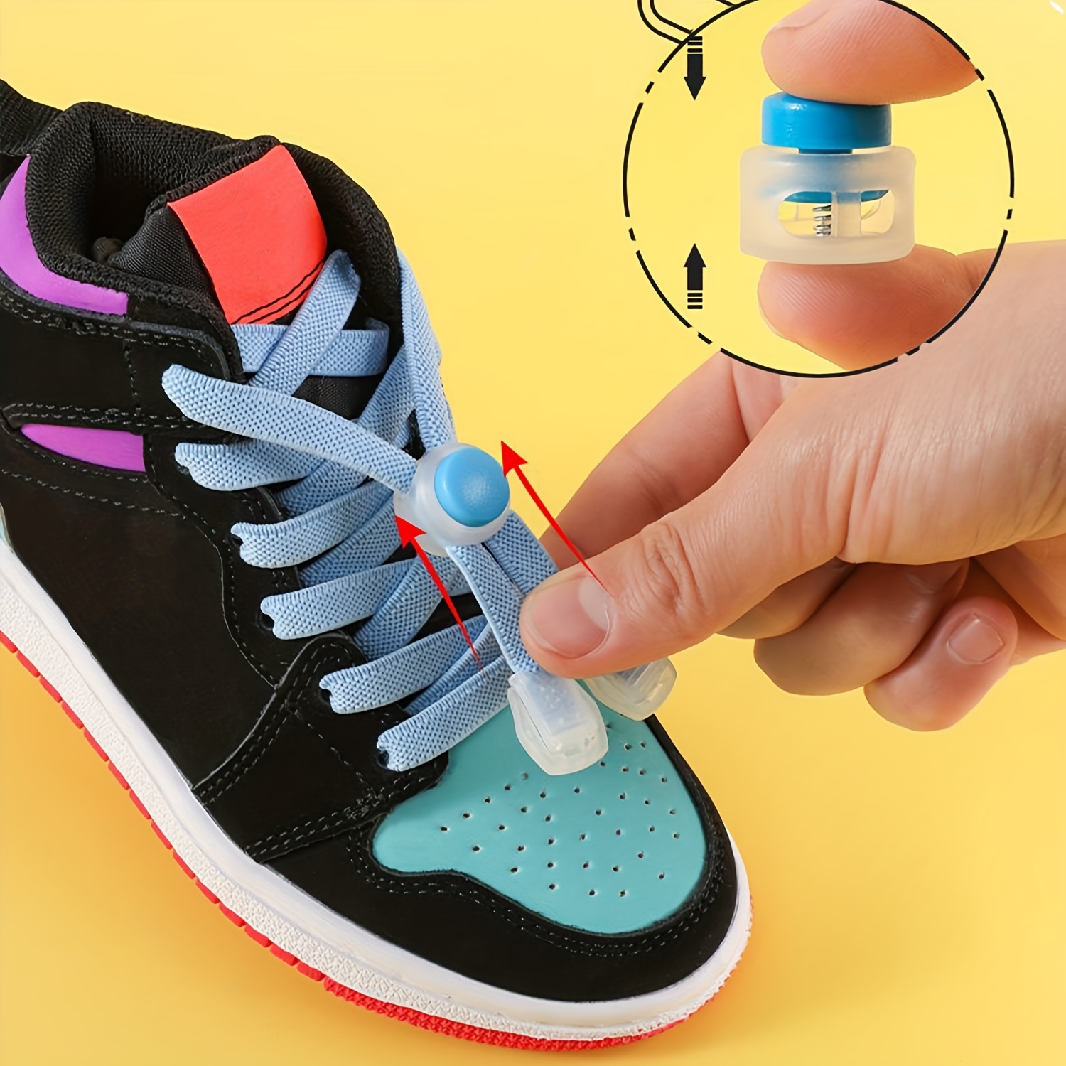 Shoelace Clip, Stop Shoelaces Coming Untied, Replace No Tie Shoelaces, for  All Adult and Kids Shoe, Sneaker, Japan