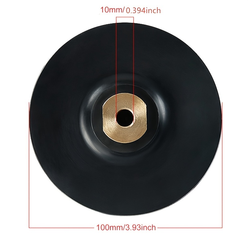 Angle Grinder Sanding Pad 3 inch Flexible Backer Pad Hook and Loop