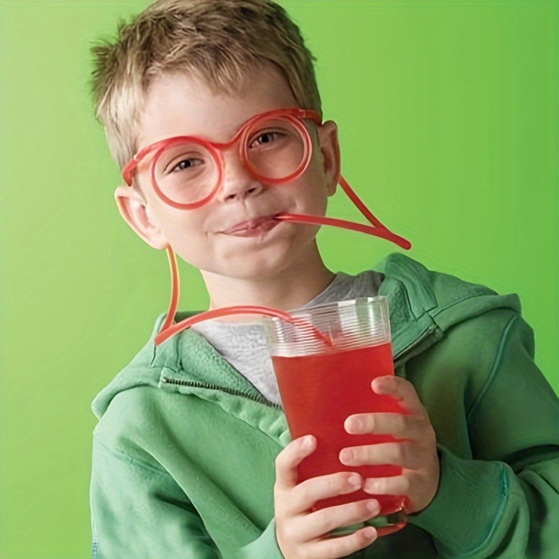 Funny Mustache Straw Glasses