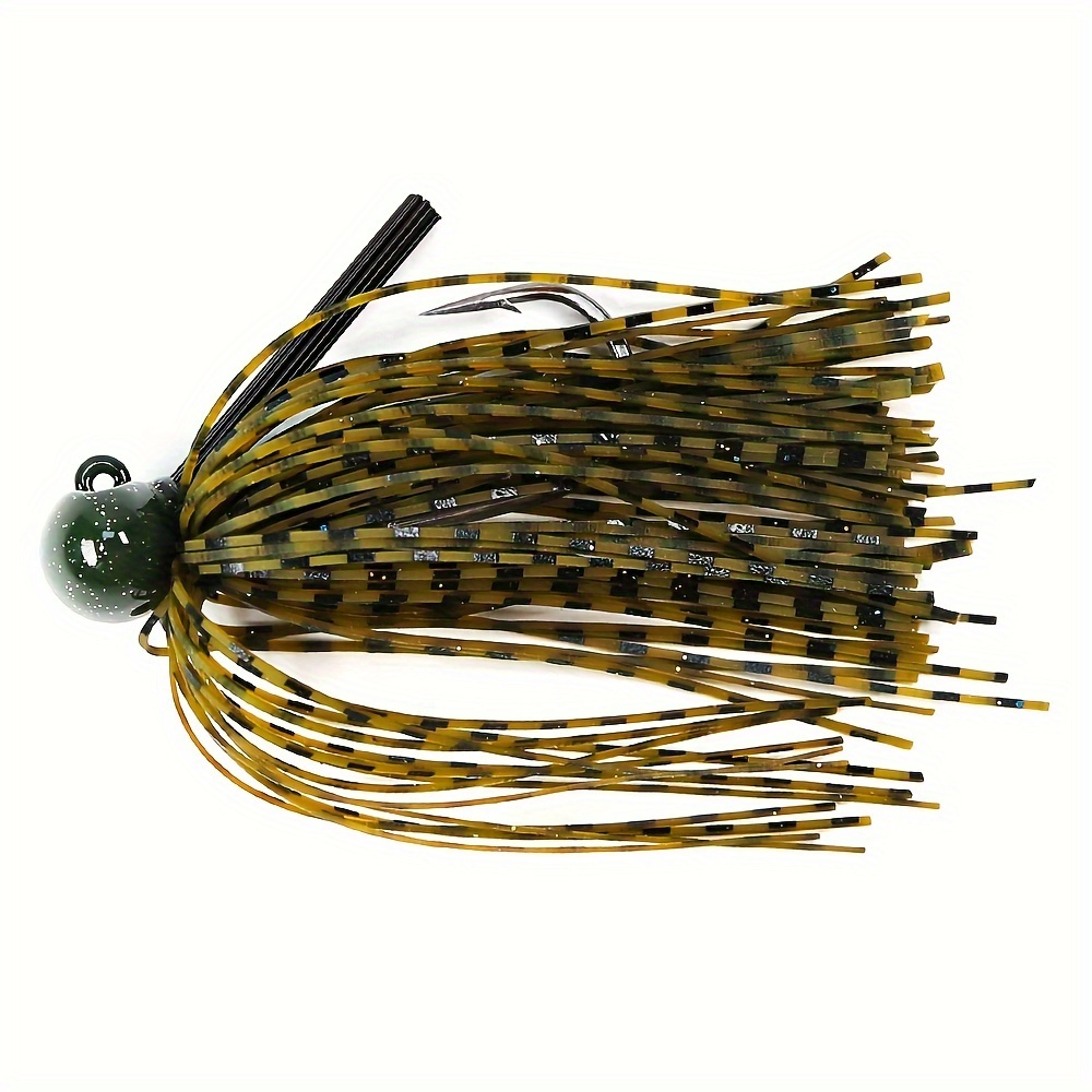 Tungsten Flipping Jig for bass Fishing, 200% Sensitivity with Silicone  Skirts, Weed Guard Skirted Jig
