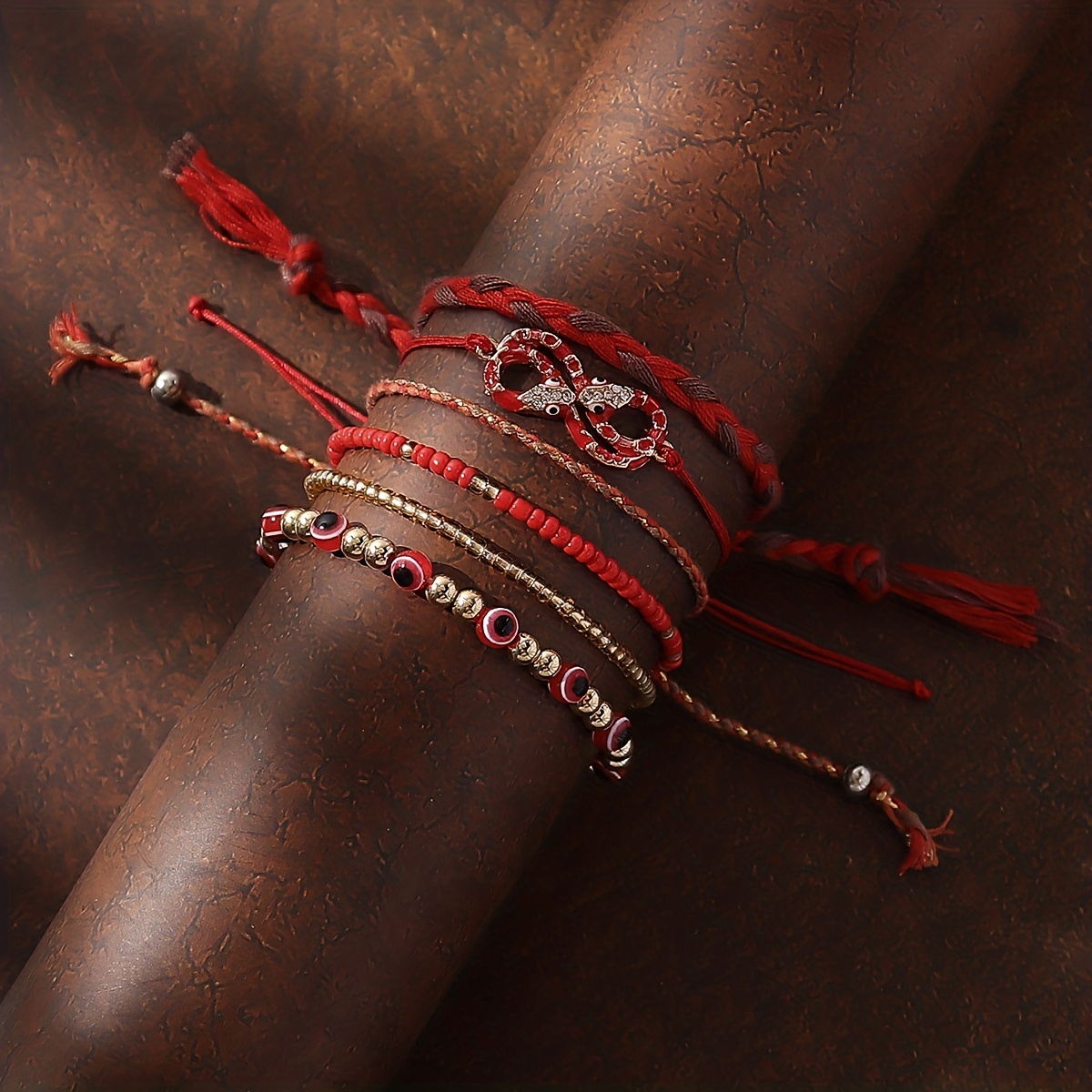 Magnetic Charisma - Red String Wrap Bracelet