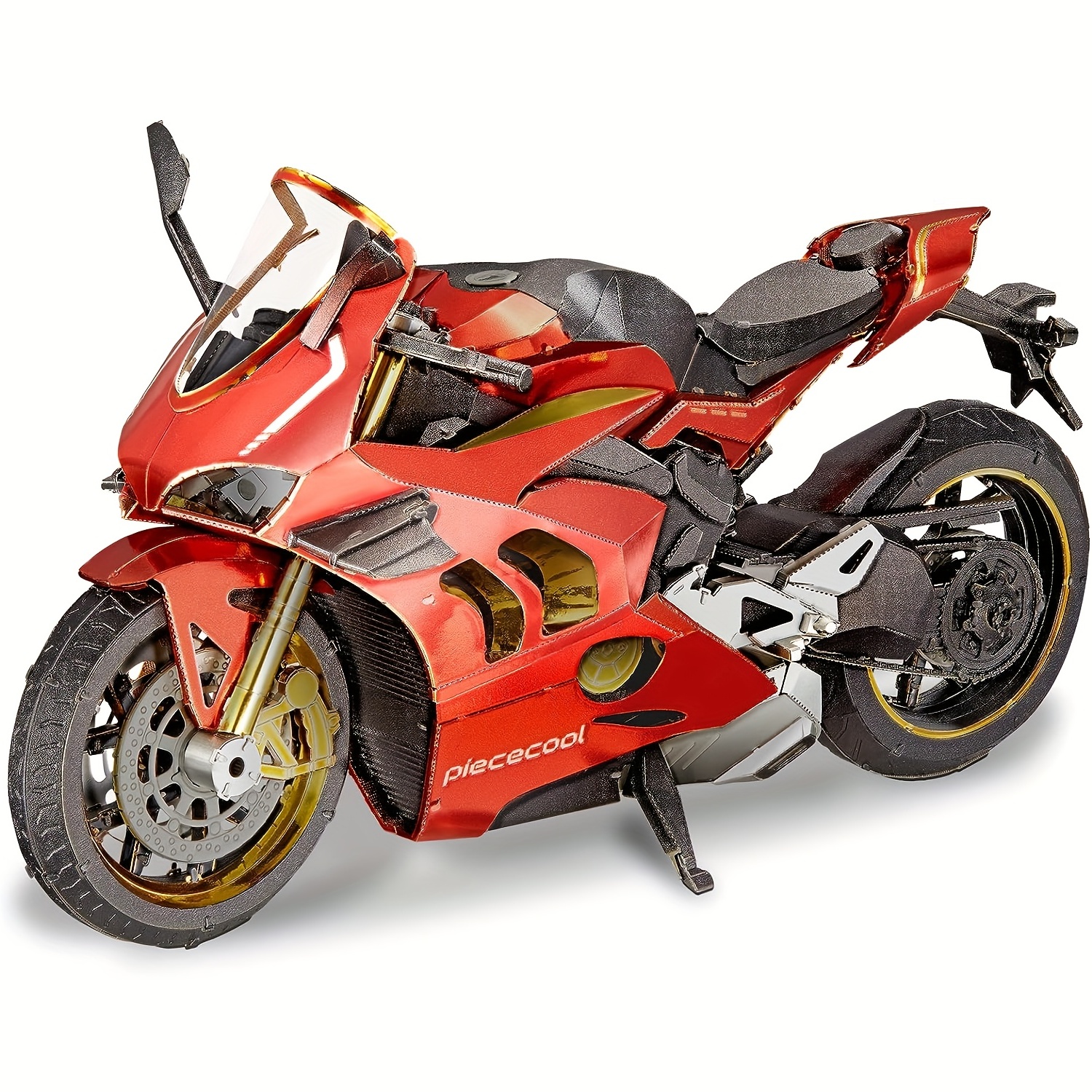 Modelo de motocicleta de metal, paquete de 2 esculturas de metal para  motocicleta, decoración creativa de oficina, accesorios de escritorio de