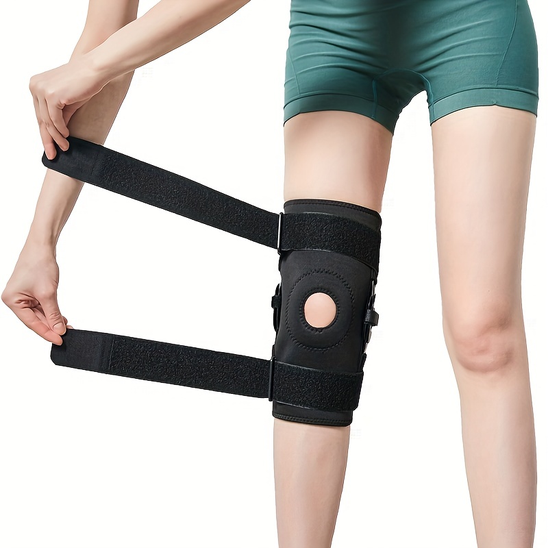 Knee Brace Steel Plate Support Double strap Knee Joint - Temu