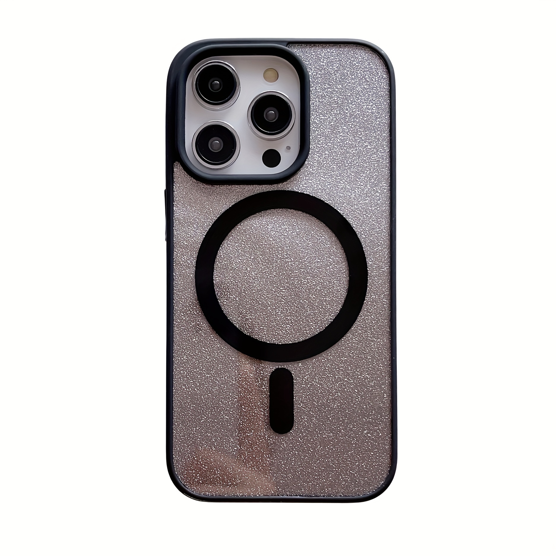 Para iPhone 11 MagSafe Gradient Color Glitter TPU + Estuche acrílico para  teléfono con película para