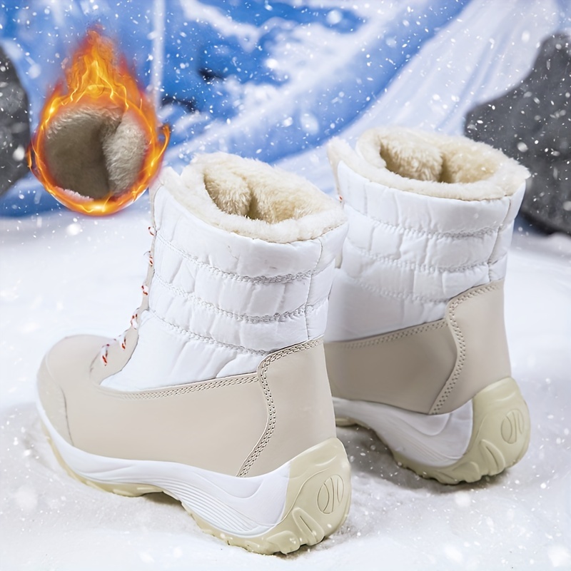 Women's Snow Boots High Top Hiking Boots Warm Comfortable