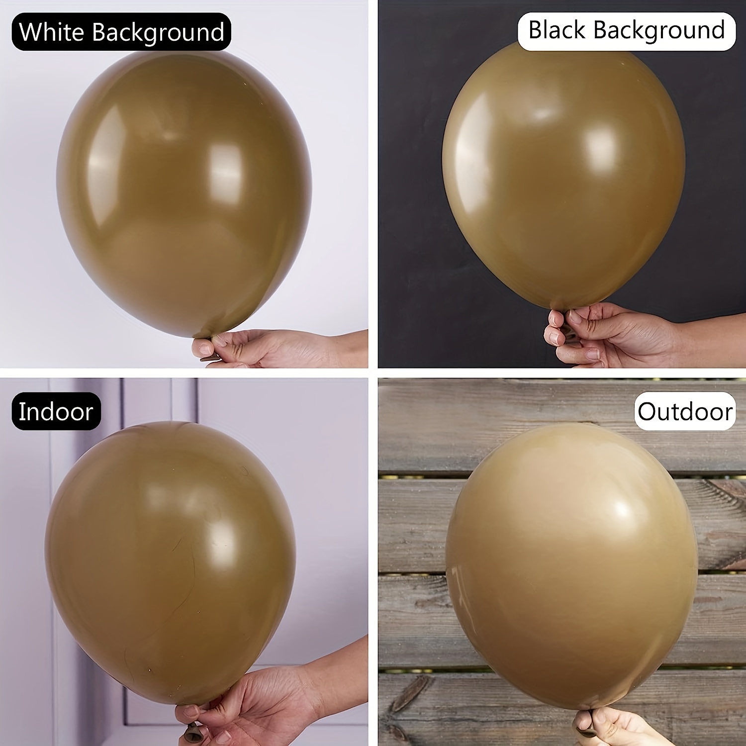 Coffee Brown Balloons, Tan Brown Balloons, Dark Brown Balloons For ...