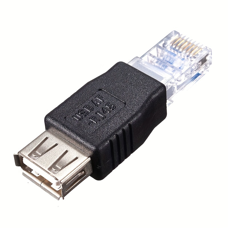 Adattatore Ethernet Cavo Rete Internet Estensore RJ45 Connettore PC La