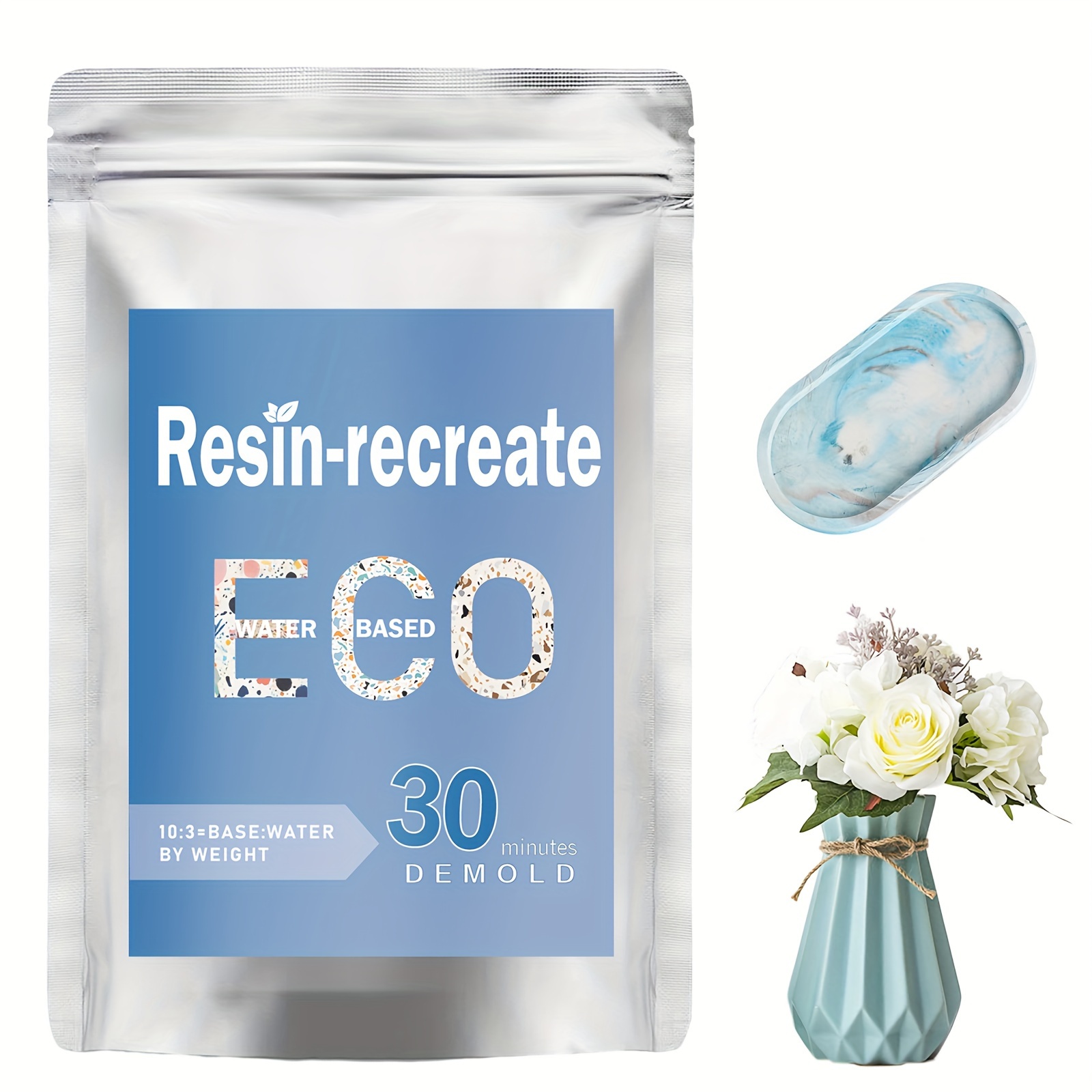 Easy eco-resin coasters 