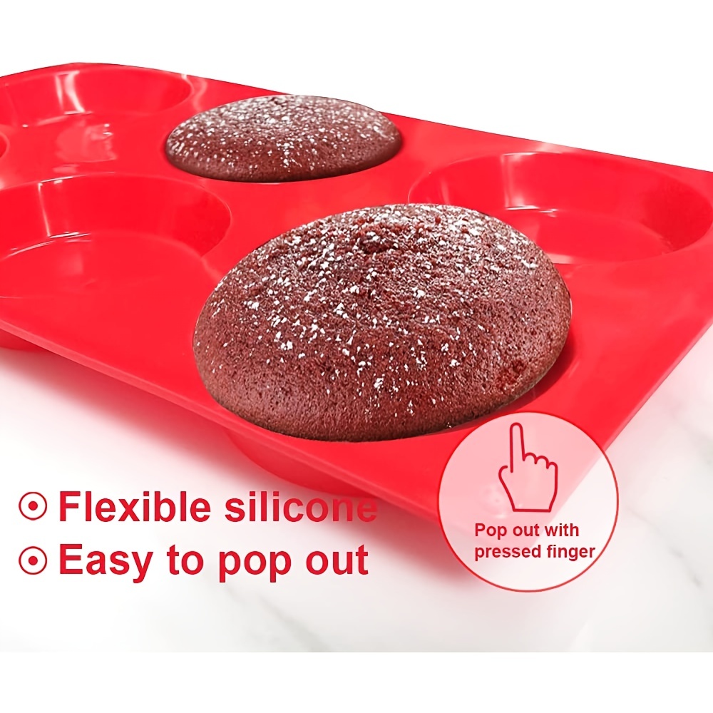 Silicone Muffin Top Pan Set, Non-Stick Whoopie Pie Baking Pans, Food Grade  & BPA Free, Great for Muffin Tops, Whoopie Pies, Egg Muffins, Hamburger  Buns and More, Dishwasher Safe, Set of 2 