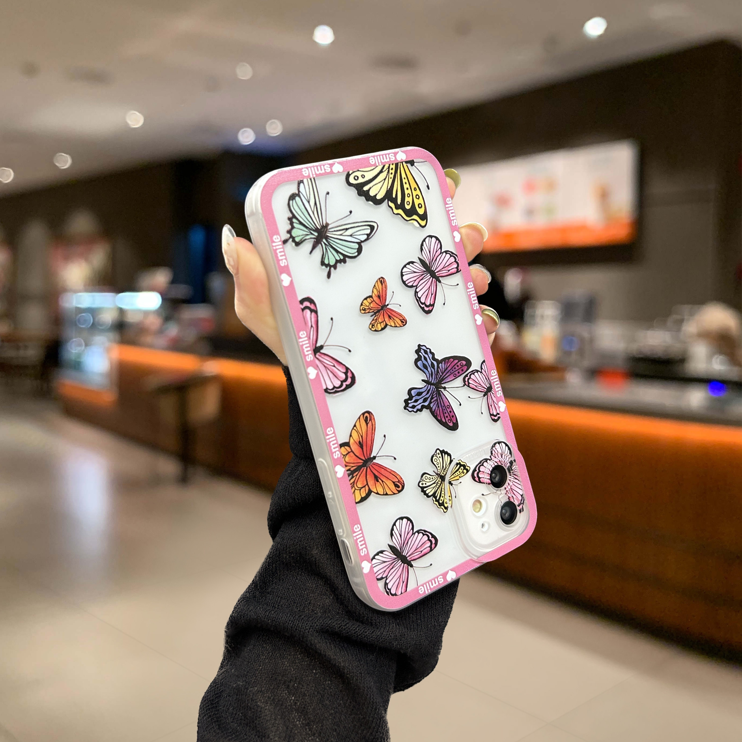 Cute Butterfly Pattern Soft Phone Case With Wireless Charging For Samsung  Galaxy Z Flip 4 - Cell Phones & Accessories - Temu Sweden