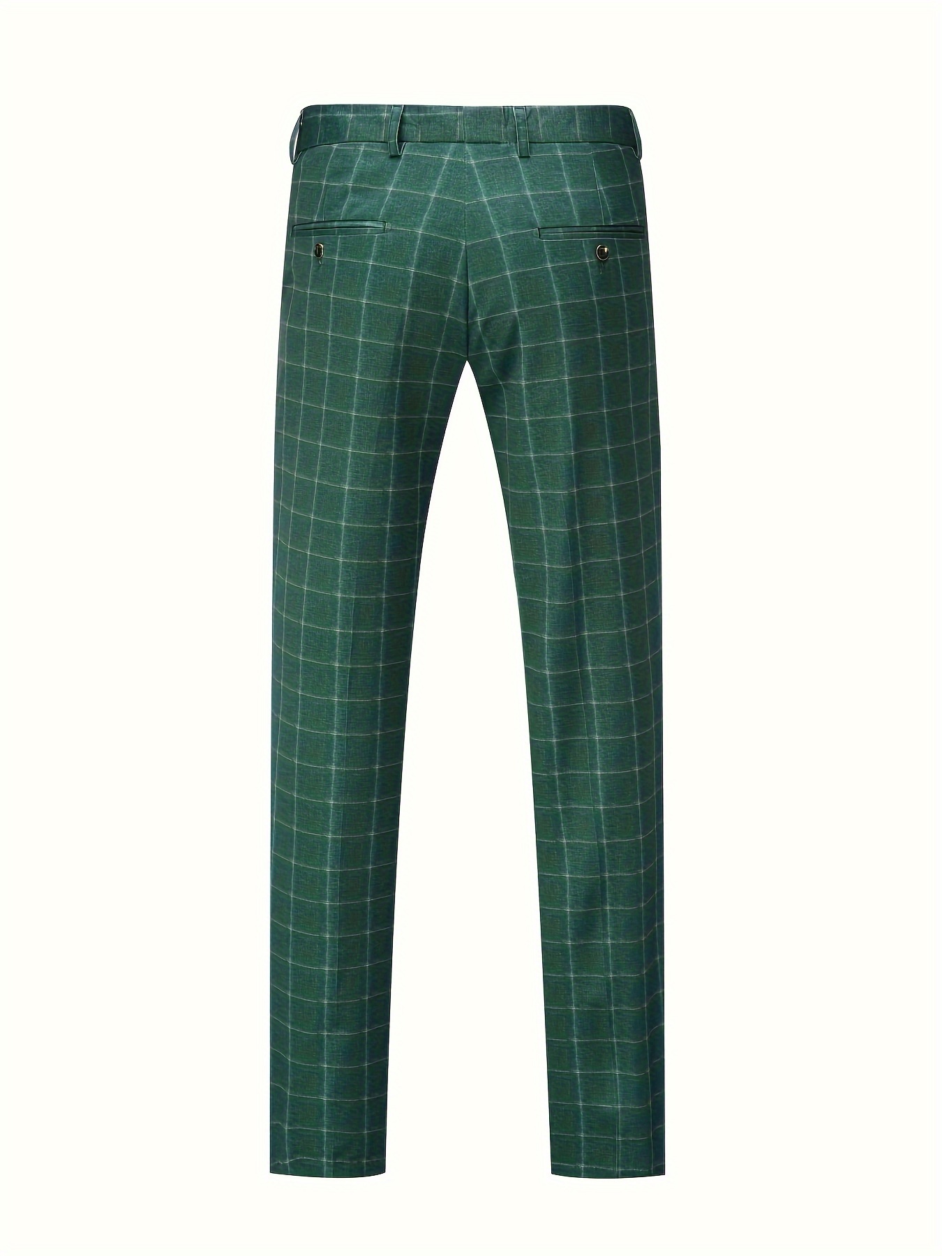 Men's plaid vest sales and pants