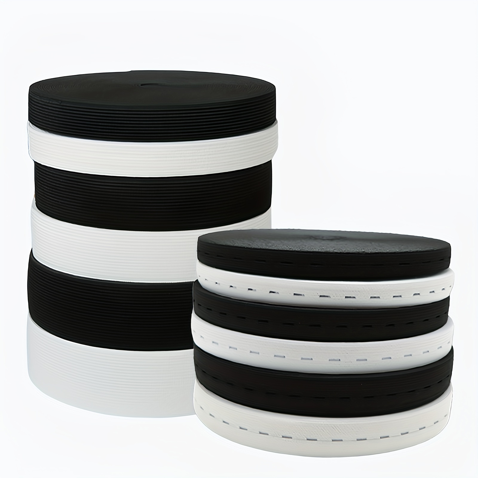 3 Yards Pack 5cm 6cm Wide Black White Sewing Elastic Band Hairband