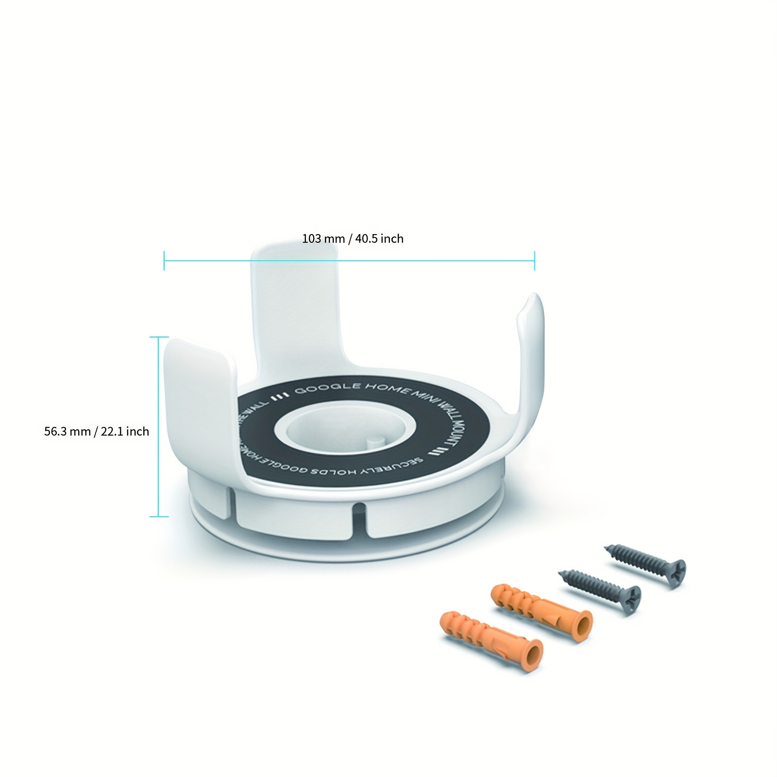  Splin Soporte de montaje integrado de techo compatible con  altavoz inteligente Alexa Echo Dot 3ª generación. — — o Nest Mini —  Google— Modelo clásico integrado (blanco) : Electrónica