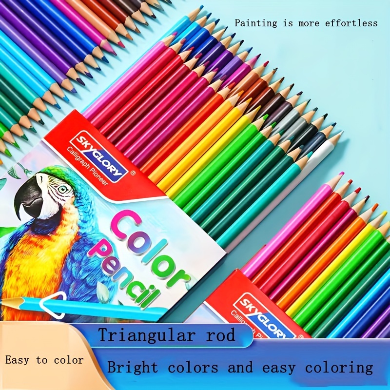 Ensemble De Crayons De Couleur Vibrants De 12 Couleurs Pour Le Dessin,  L'esquisse Et La Prise De Notes - Fournitures Artistiques Non Toxiques Et  De Qu