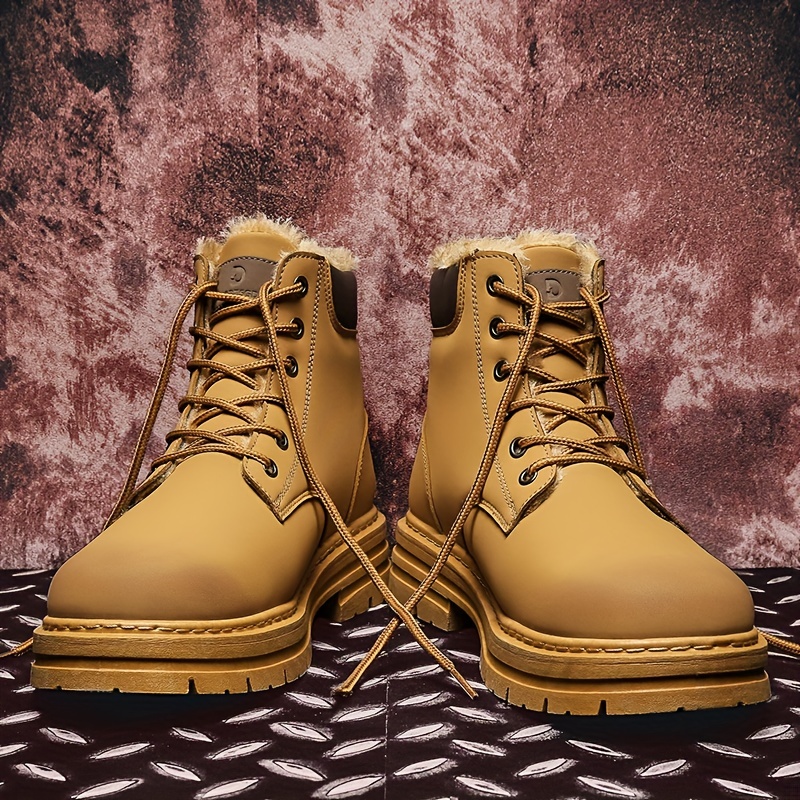 Botas Invierno Hombres Cordones - Zapatos Casuales Caminar - Cómodos  Térmicos - Calzado Hombre - Temu Mexico