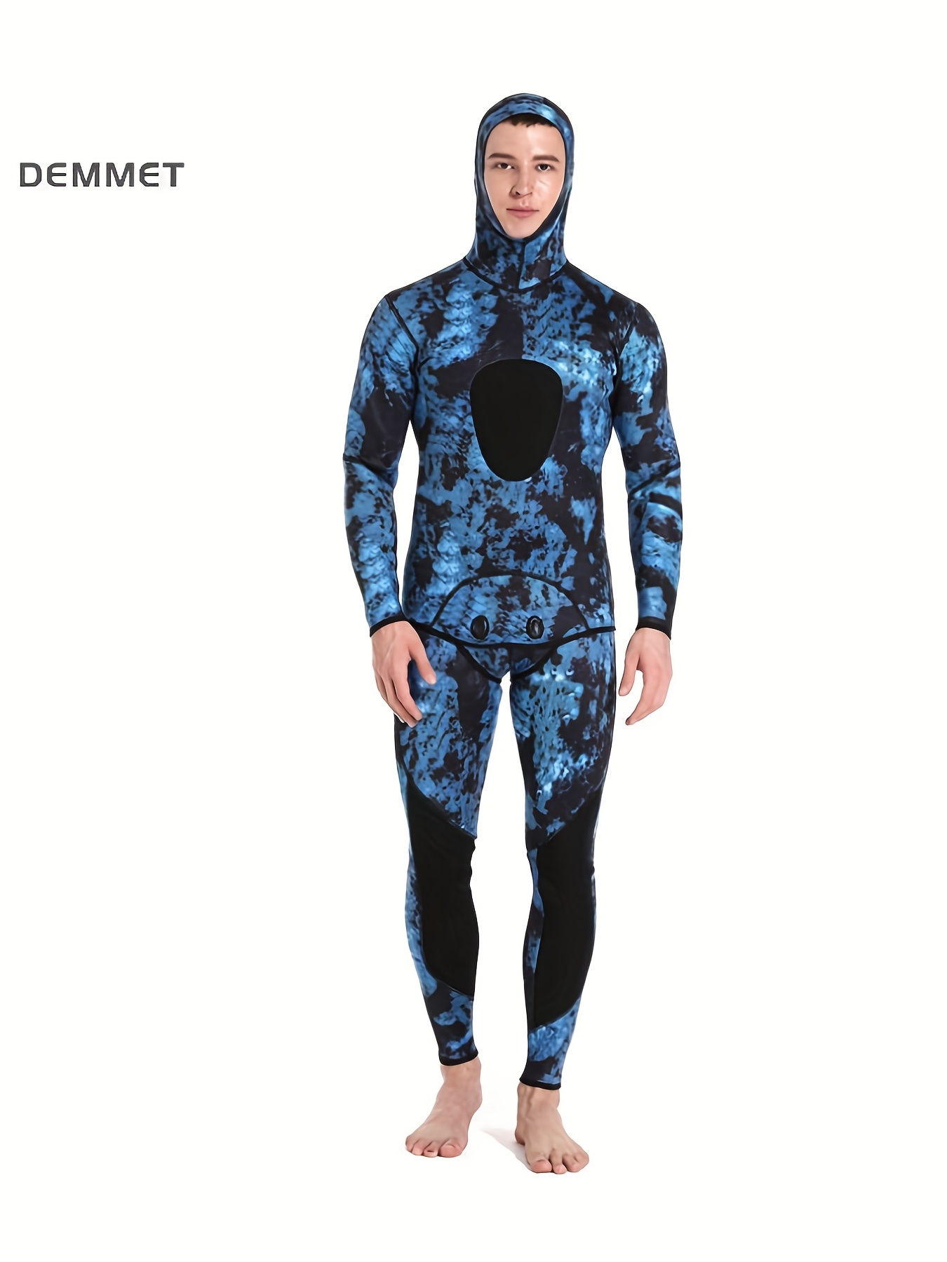 Wetsuit 3mm Men Diving Suit camouflage Camo hooded Free Diving